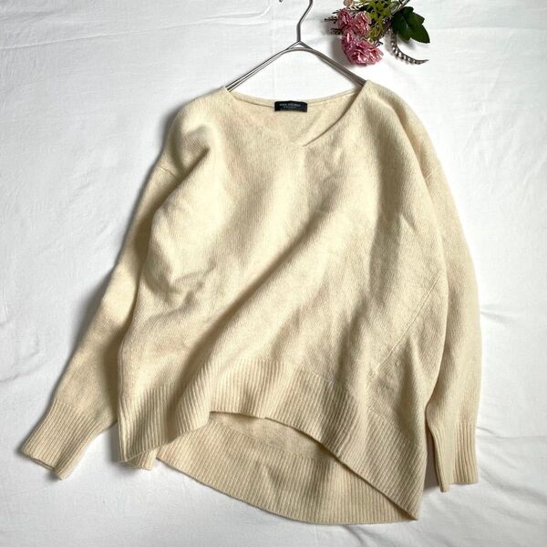 SPICK AND SPAN スピックアンドスパン ニット セーター ウール カシミヤ混 カシミア Vネック フレームワークス