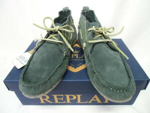  new goods REPLAYli Play suede boots leather sneakers shoes 30,800 jpy 44 27.