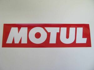 MOTUL 正規品　ステッカー　赤白　（特大） 440mm×120mm　モチュール　新品　