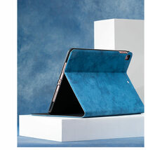 2020年 iPad Air4 ケース 10.9インチ iPad Air（第4世代）ケース カバー タブレットPC 手帳型 オートスリープ機能付き 3D 刺繍　ヘラジカ_画像5