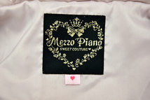 A-2910★mezzo piano SWEET COUTURE メゾピアノ スウィートクチュール★ライトピンク ハート 刺繍 中綿 ジャンパー Ｍ 150cm_画像9