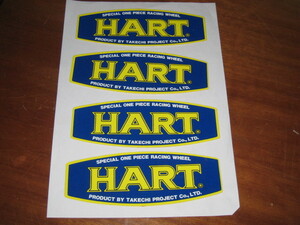 HART　非常に貴重な正規品　4枚セット　送料無料！！