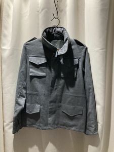 希少 美品 BEAMS BOY ウール M-65 ミリタリー ジャケット グレー ビームスボーイ コート アウター セレクト ブルゾン