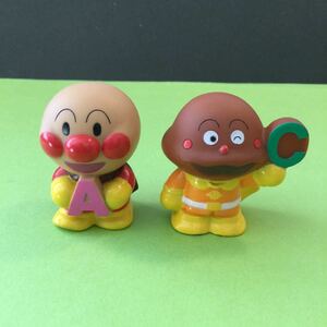 [Atsume Anpanman] Anpanman (A) и Curry Panman (C) / Pinger Puppet Figure / P49 49th 2014 / Bandai Bandai Toy