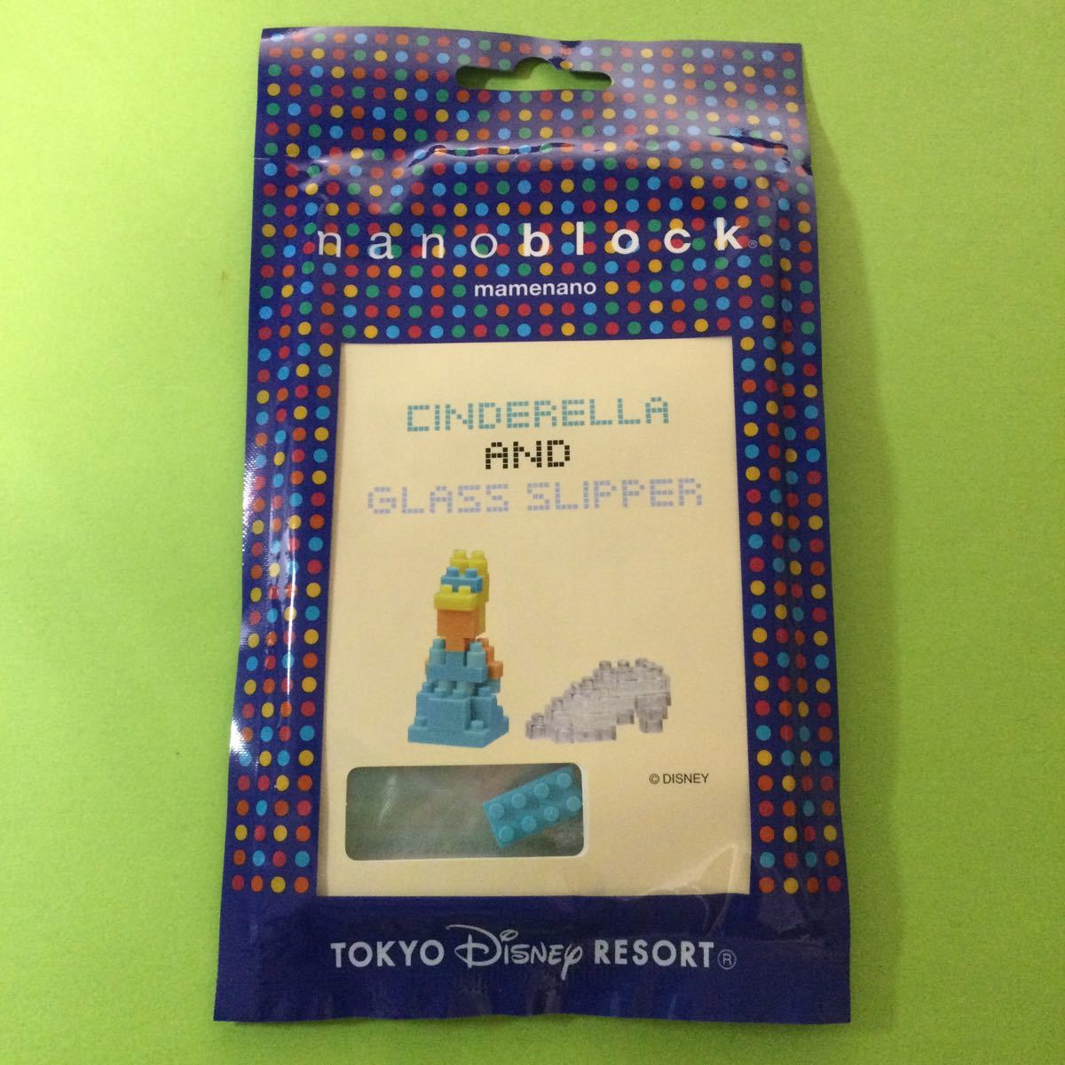 Tokyo Disneyland Resort nano block Cinderella & Glass Slipper Mamenano TDR 