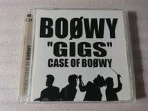 BOOWY GIGS CASE OF BOOWY CD 2枚組 LIVE ボウイ_画像1