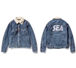 20aw WIND AND SEA × MINEDENIM マインデニム Denim Boa GJKT G JKT Gジャン ジャケット 青 インディゴ size: 3 L 新品 即発送可 他出品中