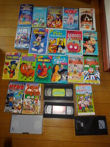  English teaching material manga VHS 2 1 pcs + 2 ps great number child. English teaching material . optimum 