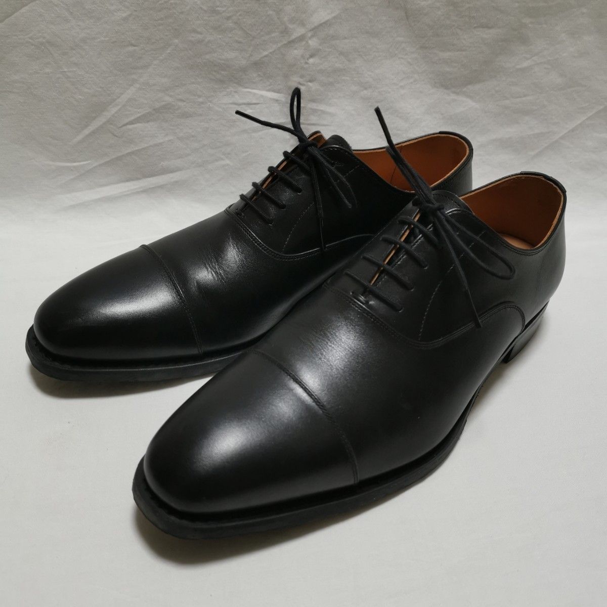 【美品】スコッチグレイン ストレートチップ サイズ26 シューキーパー付