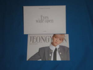 メッセージカード　TWICE　ジョンヨン　JEONGYEON　★　TWICE 『 Eyes wide open 』封入　1枚