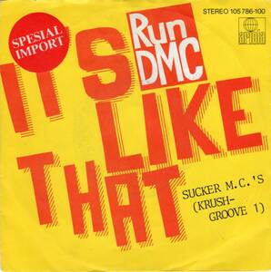 * ultra rare *7 -inch *RAP45*SUCKER M.C.'s compilation * RUN DMC|IT'S LIKE THAT|RUN-DMC PETER PIPER 7inch MURO DJ KOCO DEV LARGE D.L KENSEI