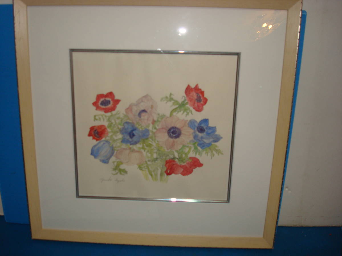 Aquarellgemälde Blumen von Yumiko Suzuki SSP2, Malerei, Aquarell, Natur, Landschaftsmalerei