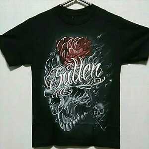 SULLEN SKULL MELT ROSE FIRE TATTOO INK 新品 #バイカー #ハーレーダビットソン #アメ車 #タトゥー #ローライダー #UFC #MMA #スカル