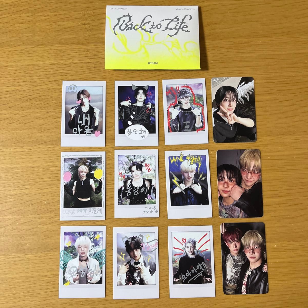 &TEAM BACK TO LIFE WEVERSE ver. トレカ　チェキ