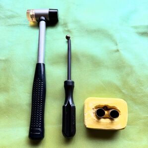携帯型トランペット凹み直しツール【完全無保証】 デントリペアツール コンビネーションハンマーセット