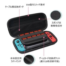 Nintendo Switch ケース ニンテンドー 任天堂 スイッチ キャリーケース 収納 EVA製 ニンテンドウ スウィッチ_画像2