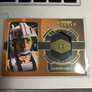 2020 topps スターウォーズ マスターワークス メダリオン GARVEN DREIS /10