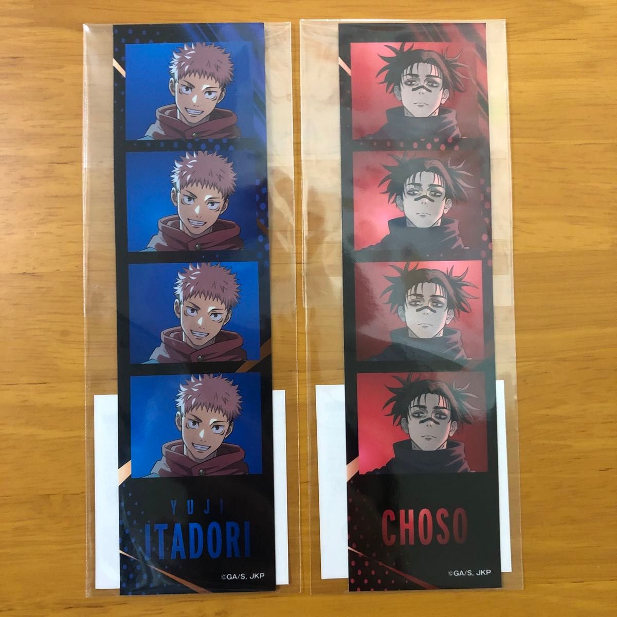 呪術廻戦　TOHO animation くじ　ONLINE フォーカットステッカー　虎杖悠仁・脹相