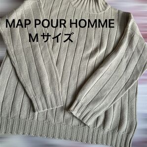 MAP タートルネック セーター サイズ2 グリーン M