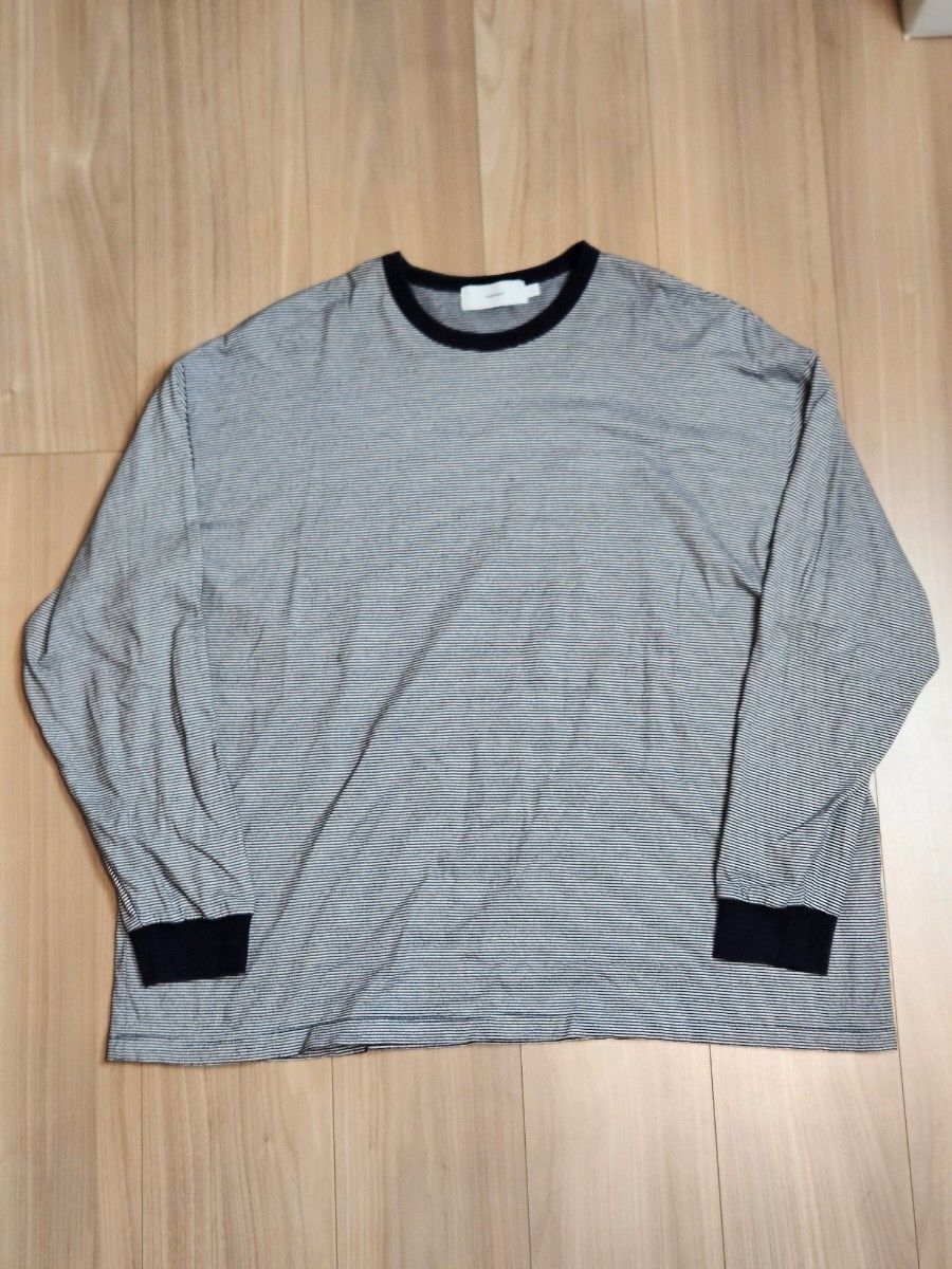  GRAPHPAPER グラフペーパー Narrow Border L/S Tee ロンT 長袖tシャツ　ボーダー　1 