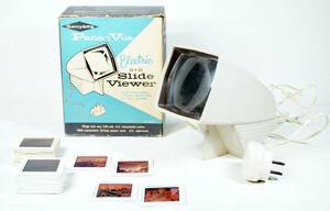 Slide Viewer　Pana Vue　Electric USA ピクチャーフィルム付 不動品の為使用には要電球交換 ディスプレイとしてもgood YSO