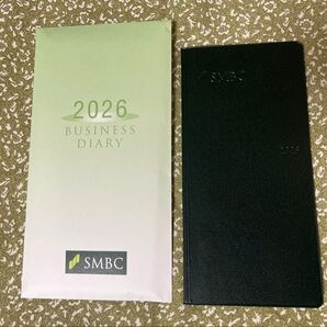 SMBC 2026 BUSINESS DIARY 三井住友銀行 ビジネス手帳 ポケット手帳 マンスリー 地下鉄路線図