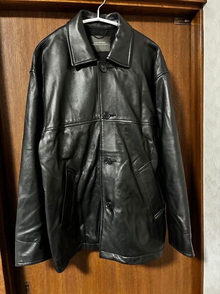 WONDER LIGHT LEATHER カーコート Lサイズ 羊革 ナノユニバース