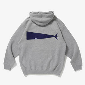 希少★新品本物【灰★2】★CACHALOT HOODED SWEATSHIRT カチャロットパーカー正規店購入 ディセンダント 限定入手困難 DESCENDANT 20AWSPOT