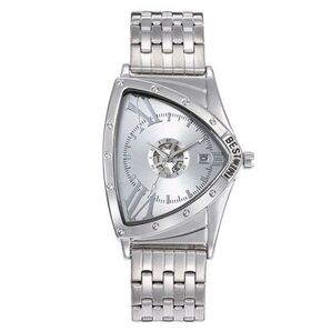 BESTWIN トライアングル メンズウォッチ パーソナリティ 防水 シルバー白874349