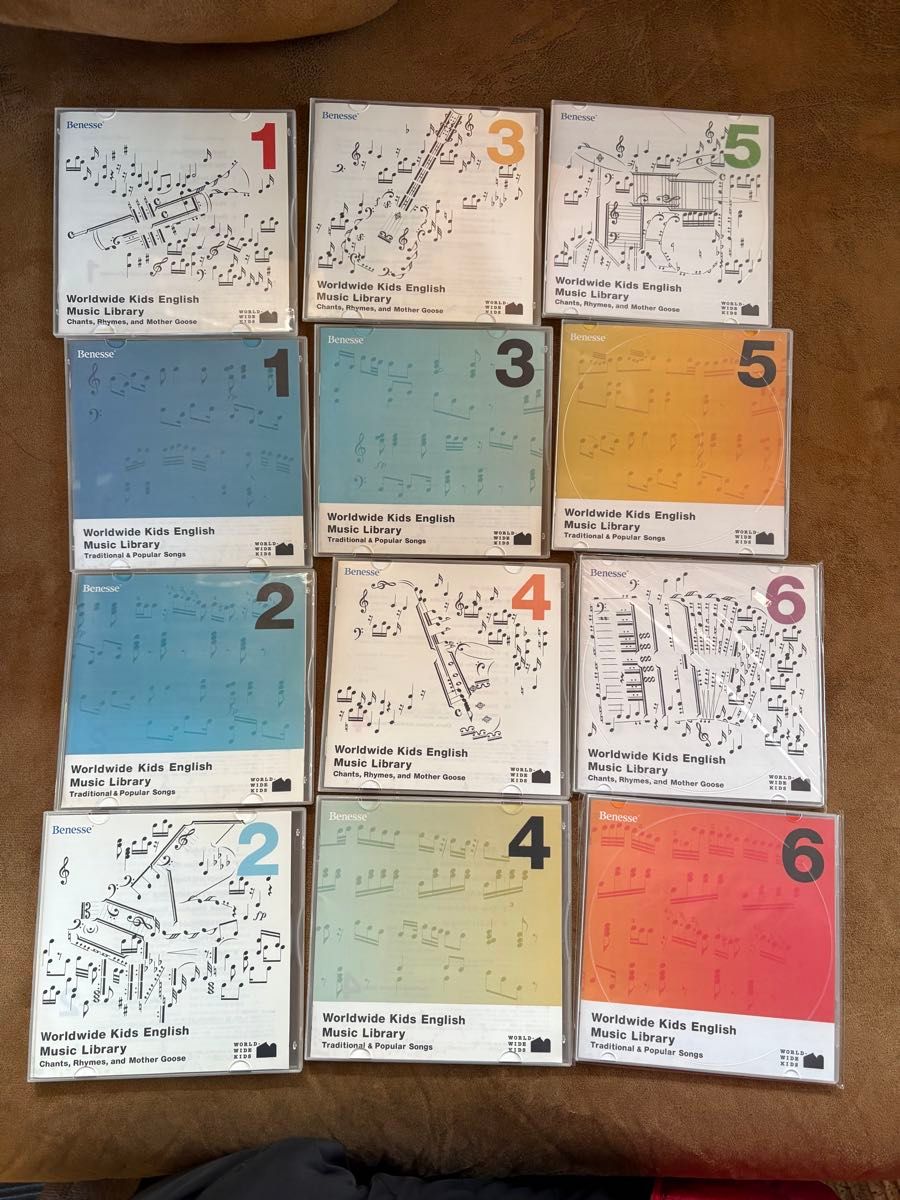 ワールドワイドキッズ　英語　ソング　CD world wide kids 1-6 12枚