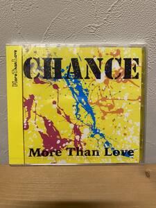 ★新品未開封CD★　More Than Love / CHANCE