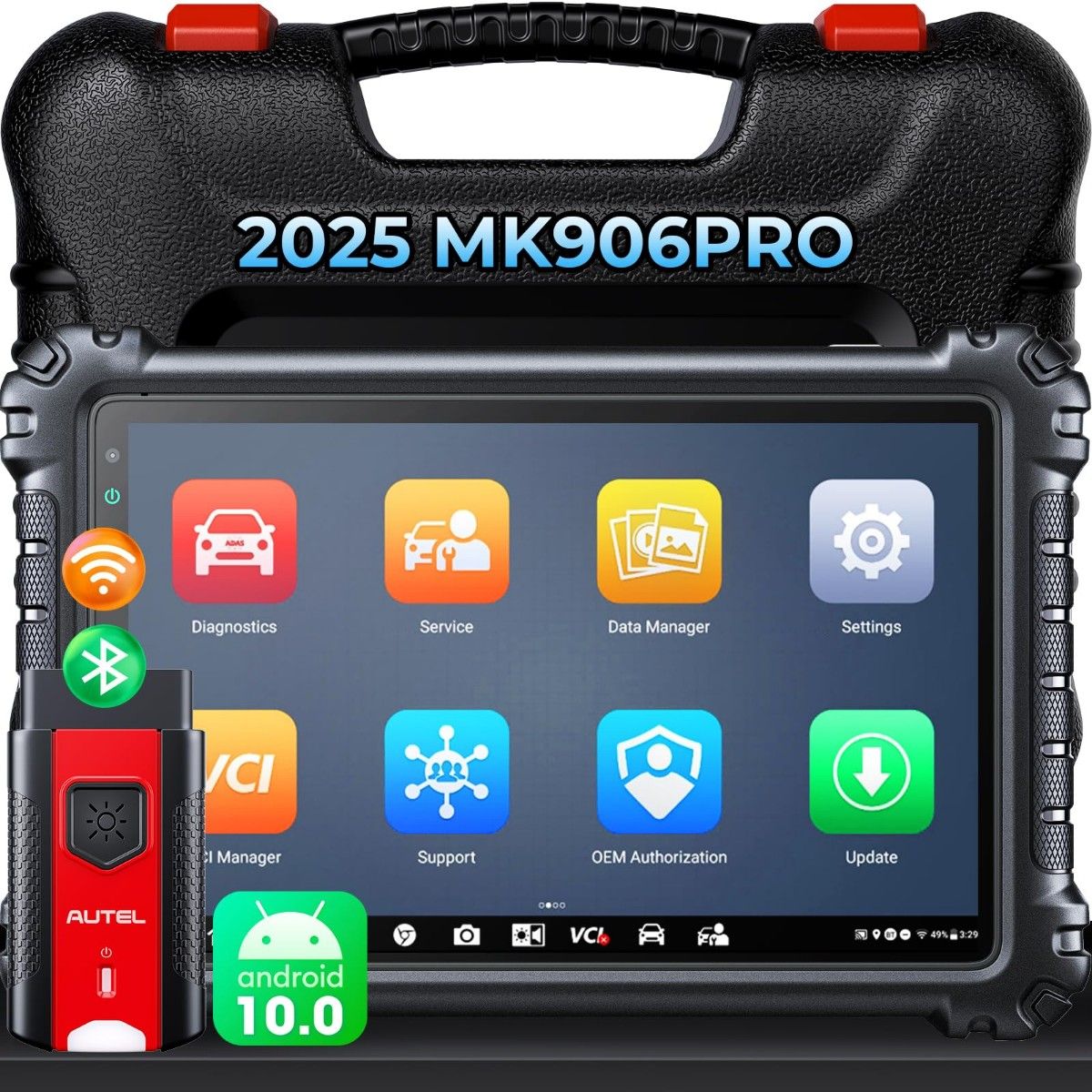 新品・日本語 Autel MK906Pro 診断機 OBD検査認定MaxiVCI V200 ECUオンラインコーディング OBD2