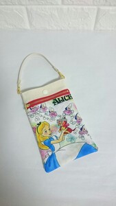 ハンドメイド スマホポーチ アリス