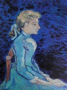 VINCENT VAN GOGH、PORTRAIT OF DELINE RAVOUX、海外版超希少レゾネ、新品高級額装付、送料無料、y321