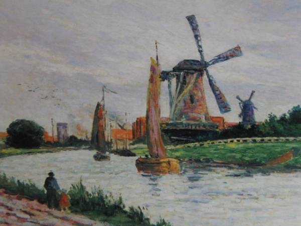 马克西米利安·卢斯, 荷兰风景, 海外版, 极其罕见, 全部内容, 全新, 高品质框架, 免运费, y321, 绘画, 油画, 自然, 山水画