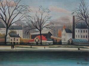 Art hand Auction Henri Rousseau, Banlieue, 超希少画集より, 新品額装付, 送料込み, iafa, 絵画, 油彩, 自然, 風景画