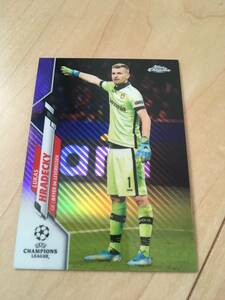 TOPPS 2019-20 CHROME UEFA CHAMPIONS LEAGUE　ルーカス・フラデツキー　レバークーゼン　パープル