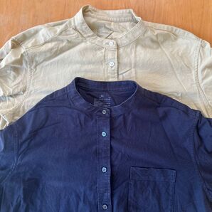 無印良品 長袖シャツ2枚
