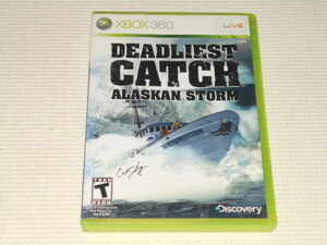 xbox360★DEAD LIEST CATCH ALASKAN STORM 海外版 表紙痛み★箱付・説明書付・ソフト付