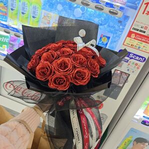 ソープフラワー 赤花束 合格祝い 入学 卒業 プレゼント ギフト 誕生日