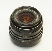 ドイツ製 Carl Zeiss Jena electric MC FLEKTOGON 2.4/35 M42 6NB-470 初期型 Red MC マルチコート_画像1