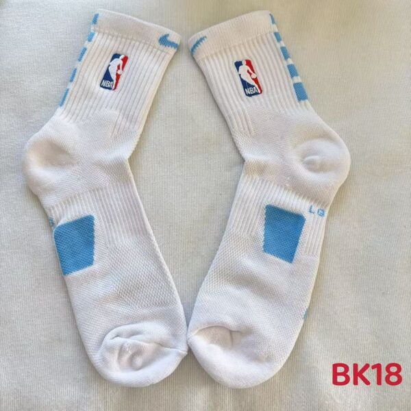 BK18 ナイキNIKE NBA バスケットボールソックス靴下 Lサイズ