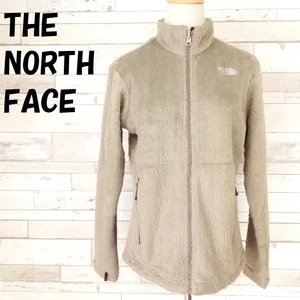 【人気】THE NORTH FACE/ザ ノースフェイス ZI バーサエアー ジャケット フリース 刺繍ロゴ ベージュ サイズL レディース/8877