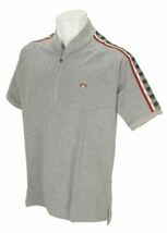 送料無料◆新品◆カッパ「Kappa G」コレクション 半袖シャツ◆(M)◆KC912SS22-GR◆Kappa GOLF_画像1