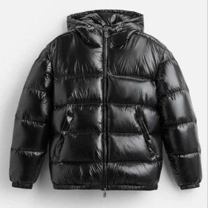 2024年モデル ZARA フェザー100%ダウン パフジャケット Mサイズ