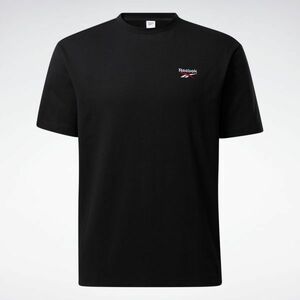 Lサイズ【新品タグ付き】Reebok（リーボック）綿100％半袖Tシャツ　ブラック＊ラス1