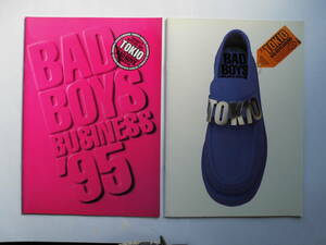 ☆TOKIO・パンフレット 2種★'95 BAD BOYS BUISNESS／'95 BAD BOYS BOUND★