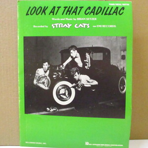 STRAY CATS-Look At That Cadillac (US Orig.Score Book)