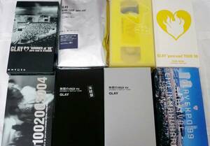 【中古 送料込】GLAY ＶＨＳ ビデオ 7巻セット 無限のdj vu DOCUMENT of “BEAT out!” TOURS 他◆B0113c