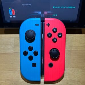 【クリスマス準備セール 即購入OK】Nintendo Switch Joy-Con 純正 ネオンブルー×ネオンレッド メンテ済